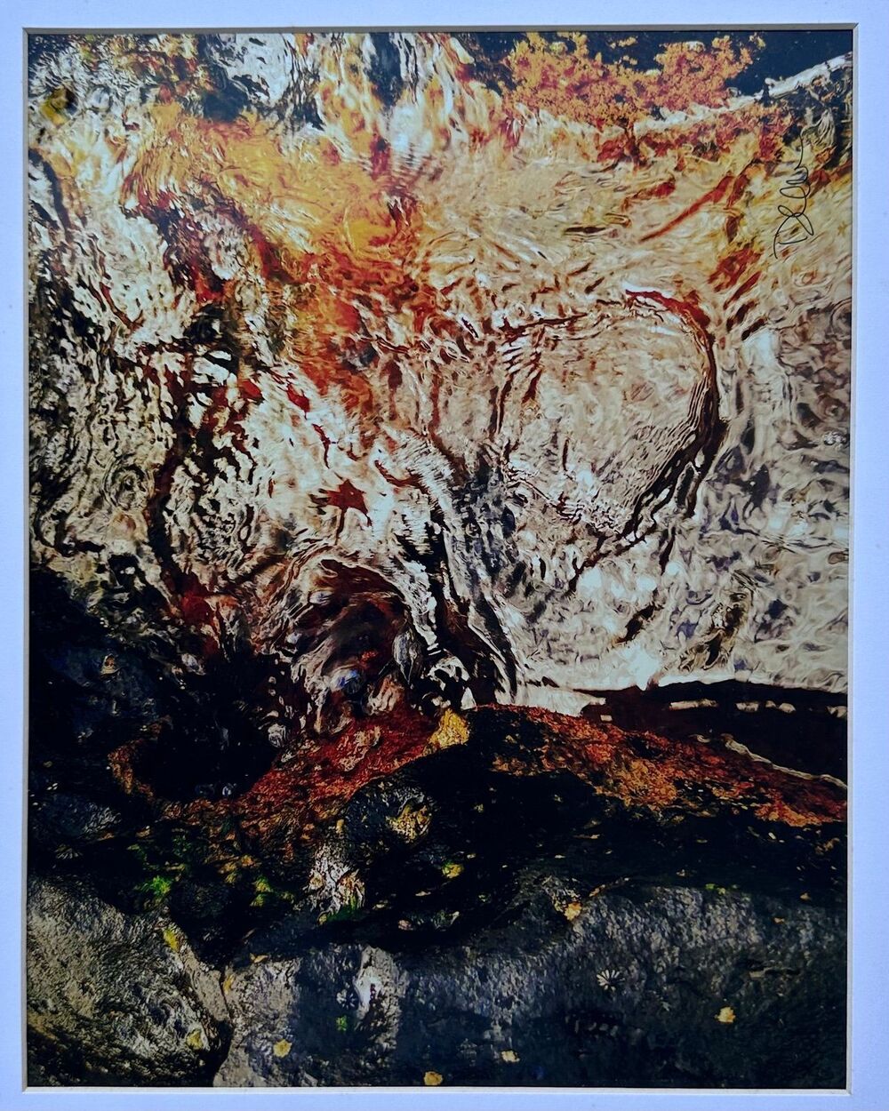 Korbi Dean Fine Art Splash Series Metallic Sunset Anini Beach Photographic Print